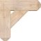 Ekena Millwork Traditional Craftsman Smooth Bracket w/ Offset Brace, Douglas Fir, 7 1/2"W x 22"D x 22"H BKT0806X22X22TRA04SDF - alternate 4
